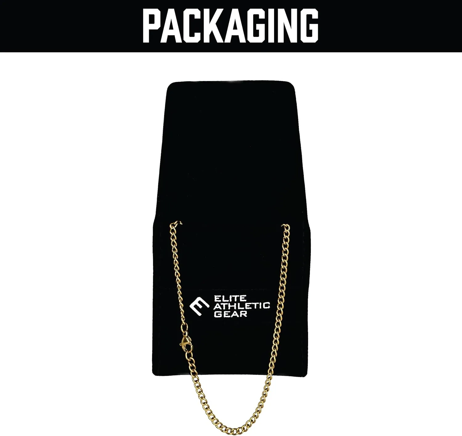 00-99 Varsity Number Pendant With Chain Necklace - 14K Gold Plated Stainless Steel