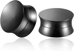 2PCS Basic Gauges for Ear Hypoallergenic 316 Stainless Steel Ear Gauges Plugs Tunnels 8mm-25mm (0G-1") Body Piercing Jewelry for Women Men