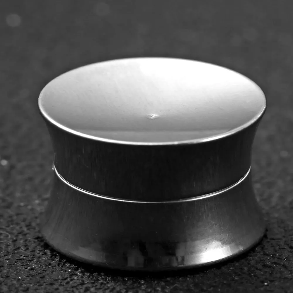 2PCS Basic Gauges for Ear Hypoallergenic 316 Stainless Steel Ear Gauges Plugs Tunnels 8mm-25mm (0G-1") Body Piercing Jewelry for Women Men