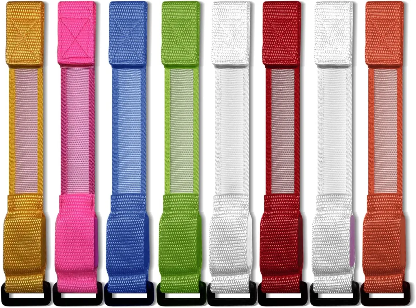 8pcs LED Light Up Bracelets Glow Flashing Wristbands Glow in The Dark Party Supplies for Wedding, Raves, Concert, Camping,Sporting Events, Party