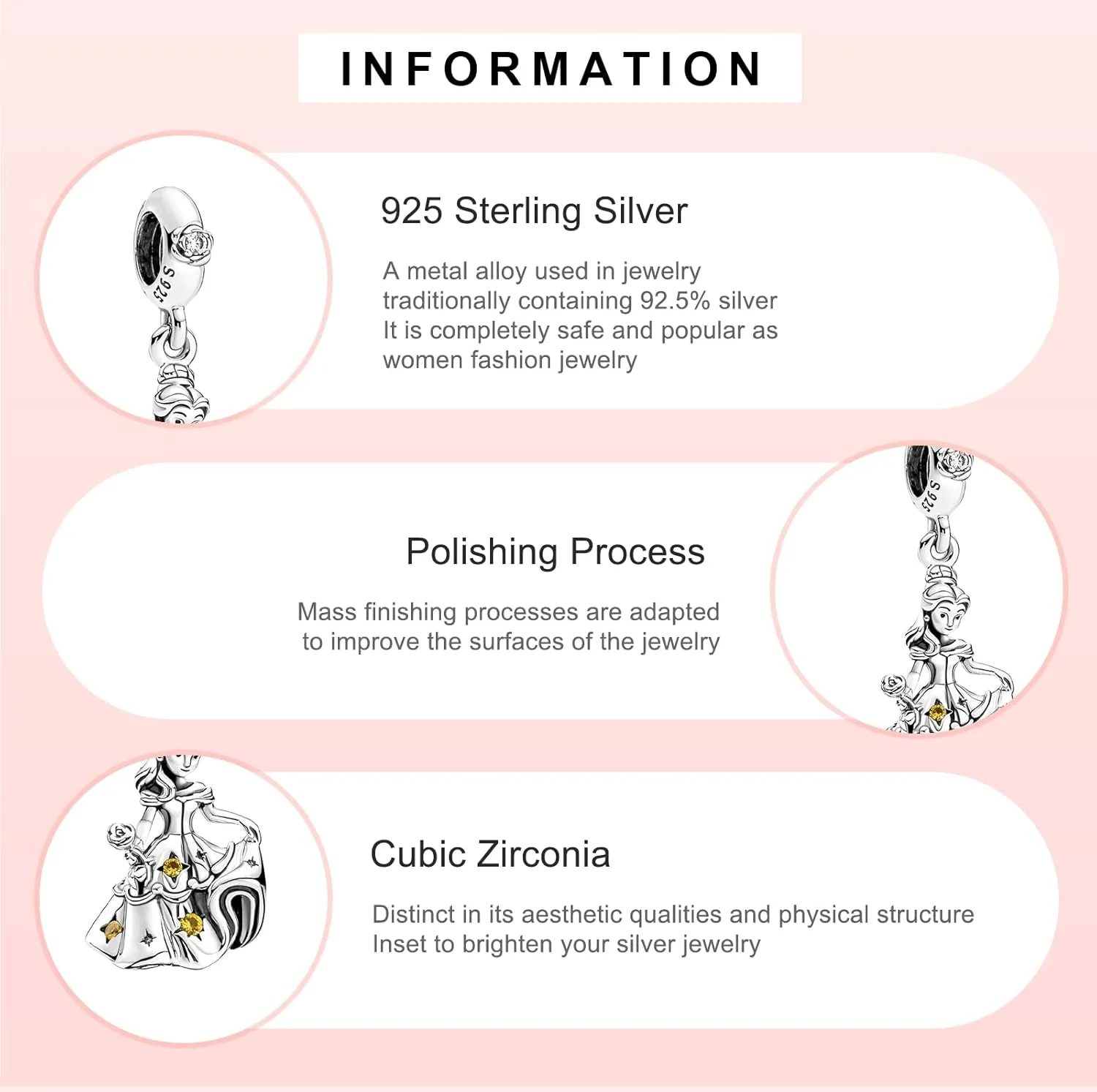 925 Sterling Silver Charms for Bracelets Necklaces Animal prototype Pendant Safety Chain Dangle Pendants Beads Christmas Day Charms Jewelry Gift for Women
