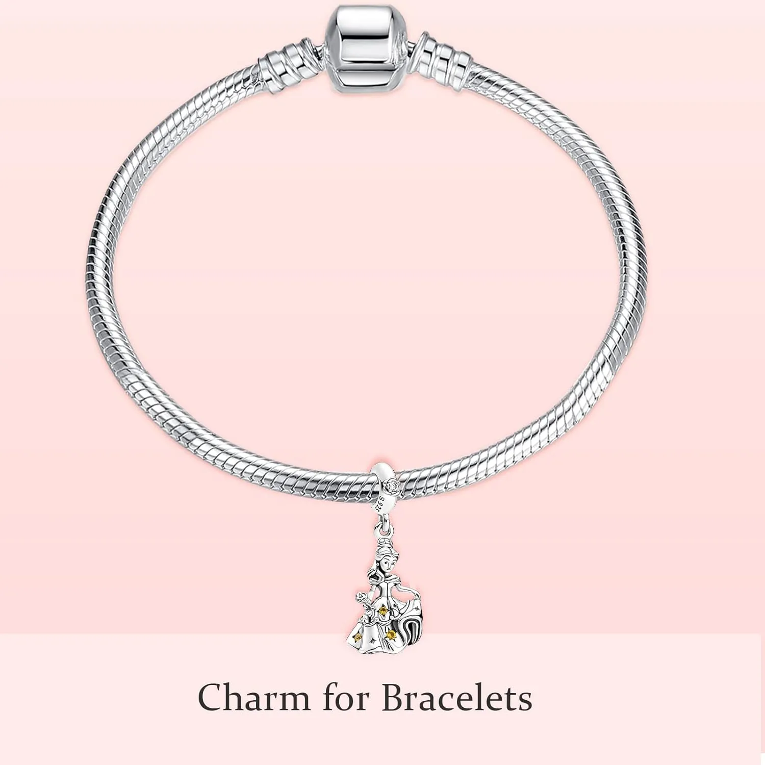 925 Sterling Silver Charms for Bracelets Necklaces Animal prototype Pendant Safety Chain Dangle Pendants Beads Christmas Day Charms Jewelry Gift for Women