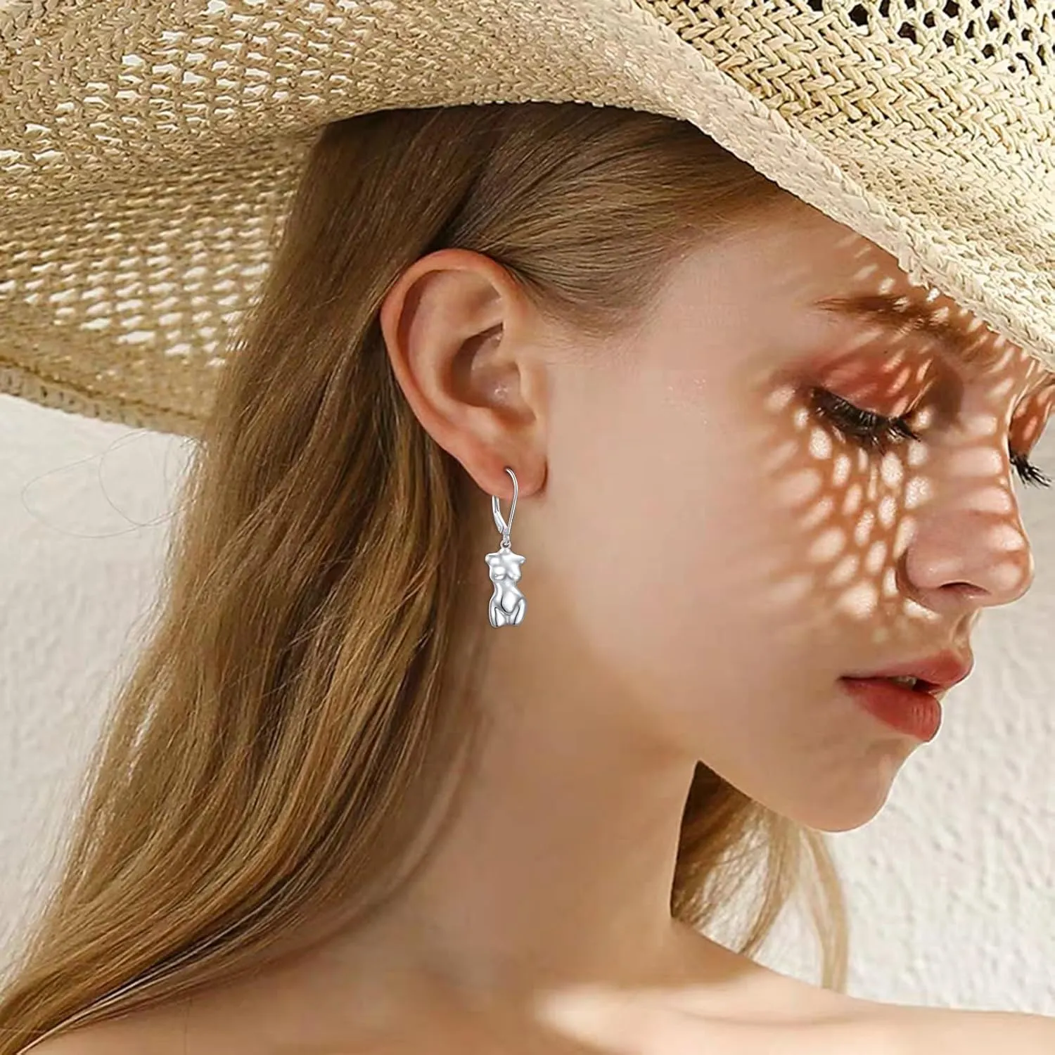 925 Sterling Silver Huggie Hoop Earrings Dainty Lever Back Dangle Drop Earrings for Women Men Girls Jewelry Gift