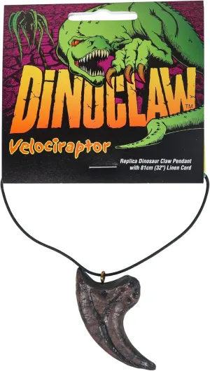 adults Velociraptor Dinosaur Claw Pendant Necklace (344-2)