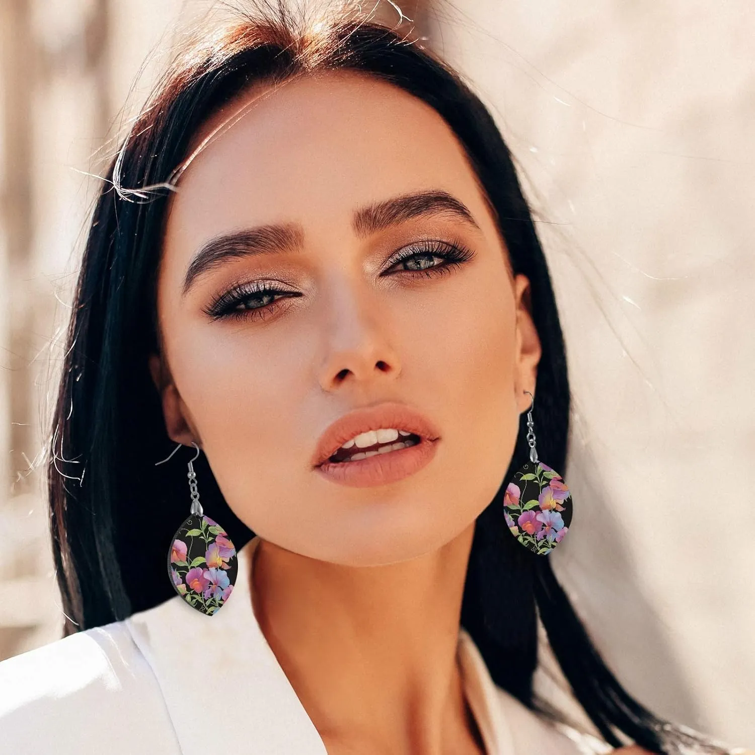 ALAZA Fun Dangle Earrings for Women Drop Ear Rings, Leaf Style