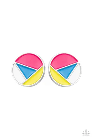Artistic Expression - Multi Pink Paparazzi Earrings