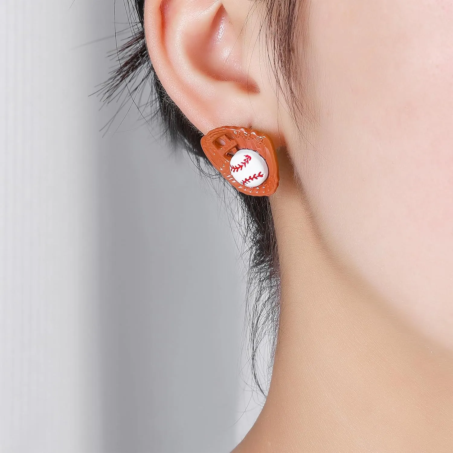 Baseball Earrings Women Baseball mom studs Baseball Gloves earrings Game Day Sports Earrings Jewelry