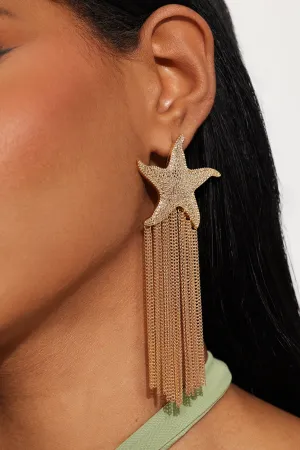 Beach Front Earrings - Gold