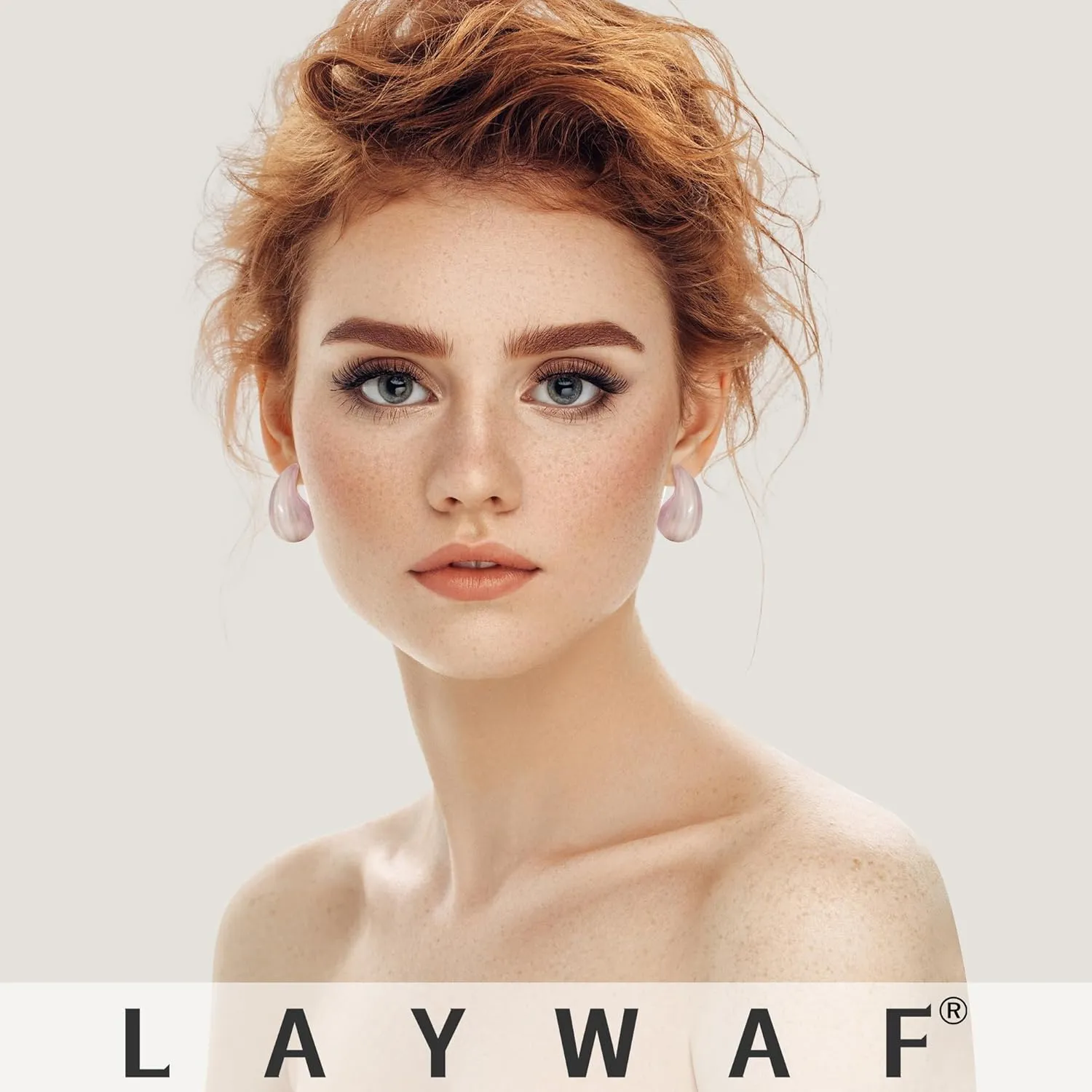 Big Hoop Earrings for Women Trendy, Teardrop Dangle Earrings Jewelry, Hypoallergenic 22K Gold Plated Stainless Steel Posts, Nickel Free Chunky Stud Earrings, Designer Duped Jewelry