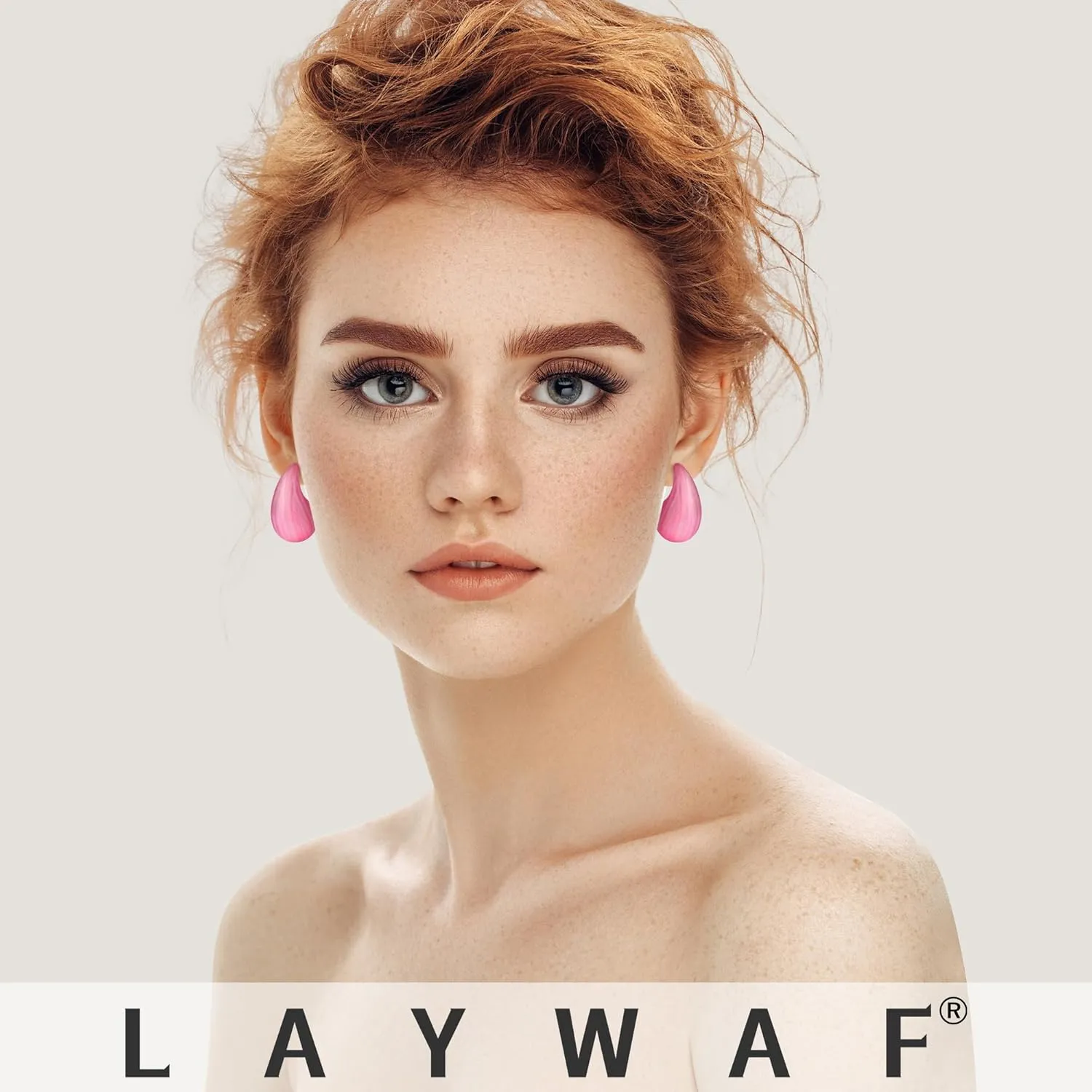 Big Hoop Earrings for Women Trendy, Teardrop Dangle Earrings Jewelry, Hypoallergenic 22K Gold Plated Stainless Steel Posts, Nickel Free Chunky Stud Earrings, Designer Duped Jewelry