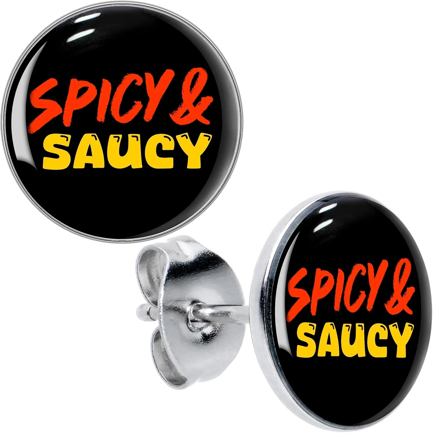 Body Candy Hypoallergenic Earrings Spicy and Saucy Stud Earrings Stainless Steel