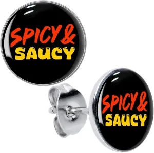 Body Candy Hypoallergenic Earrings Spicy and Saucy Stud Earrings Stainless Steel