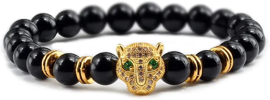 Bracelet Men Black Lava Healing Balance Beads Reiki Buddha Prayer Natural Stone Yoga Bracelet For Women,Black Light,G 2