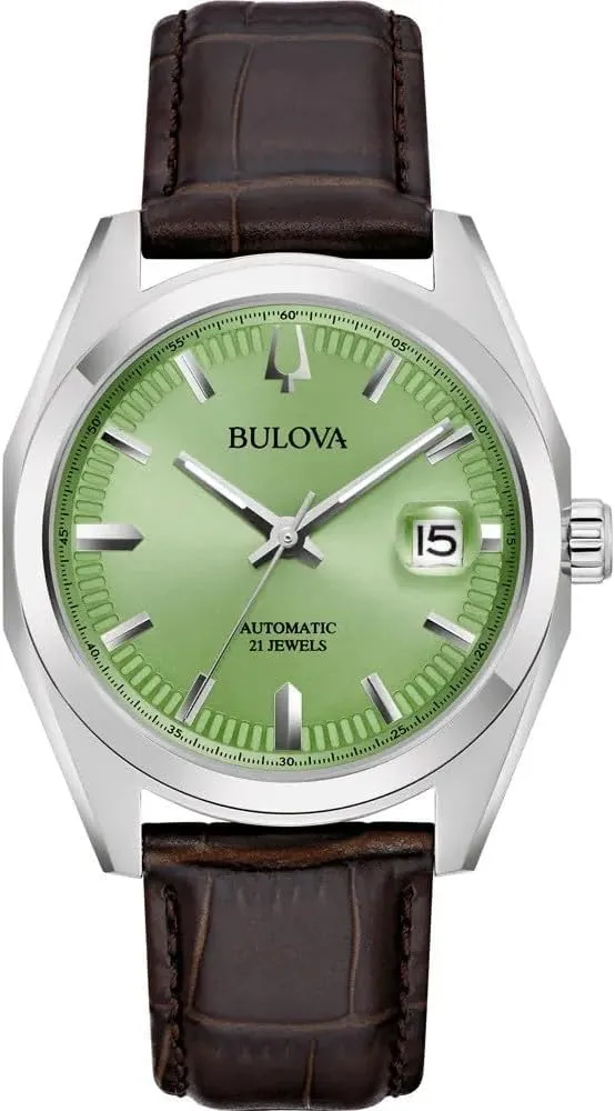 Bulova Automatic Watch 96B427, Brown, Strap