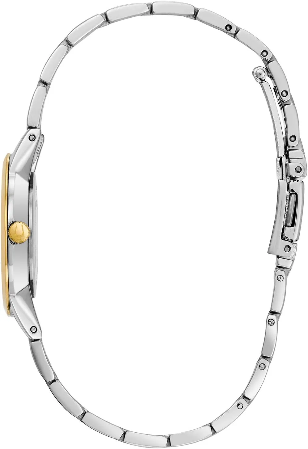 Bulova Classic Quartz Ladies Watch, Stainless Steel Diamond