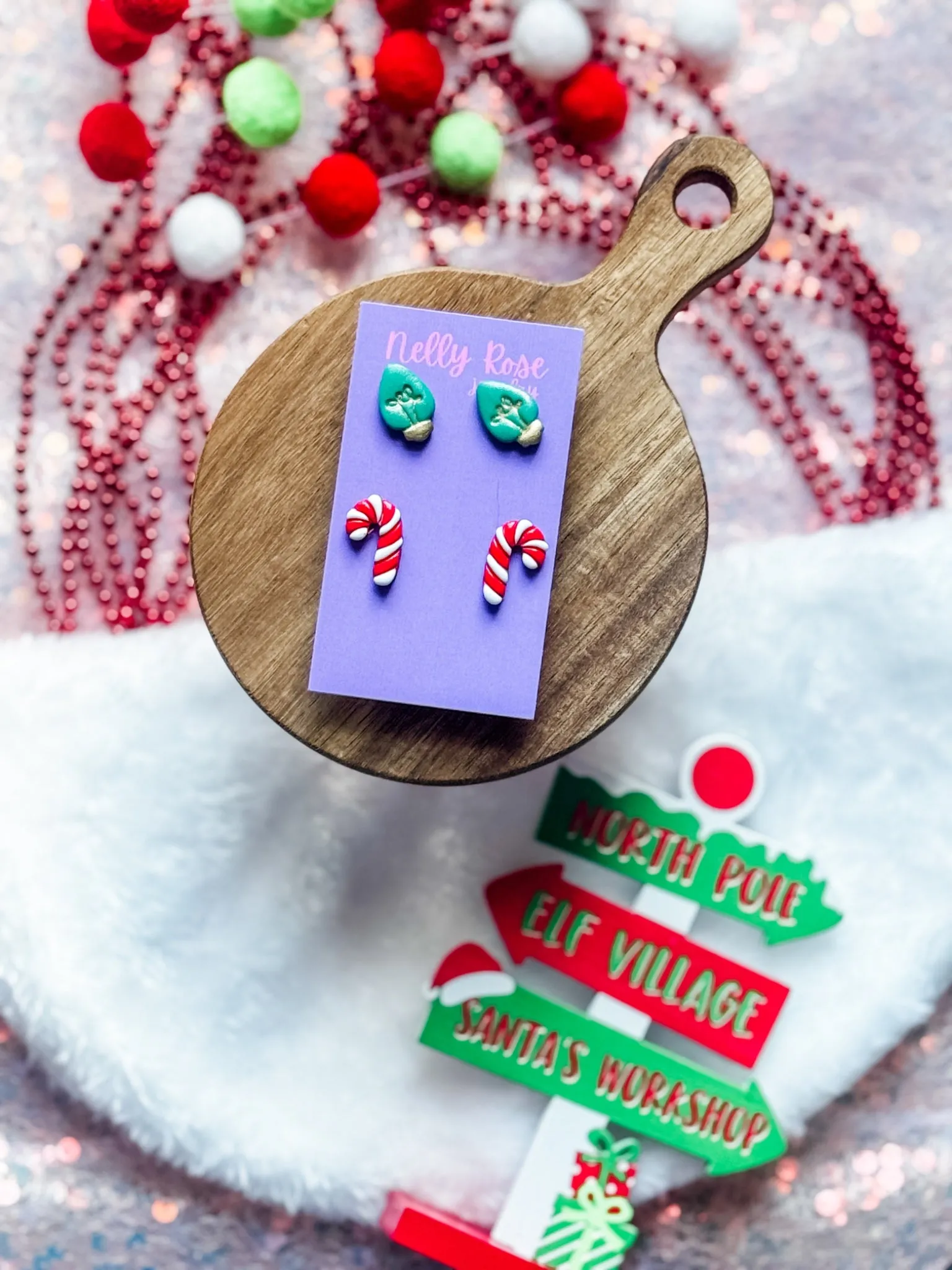Christmas Lights Studs