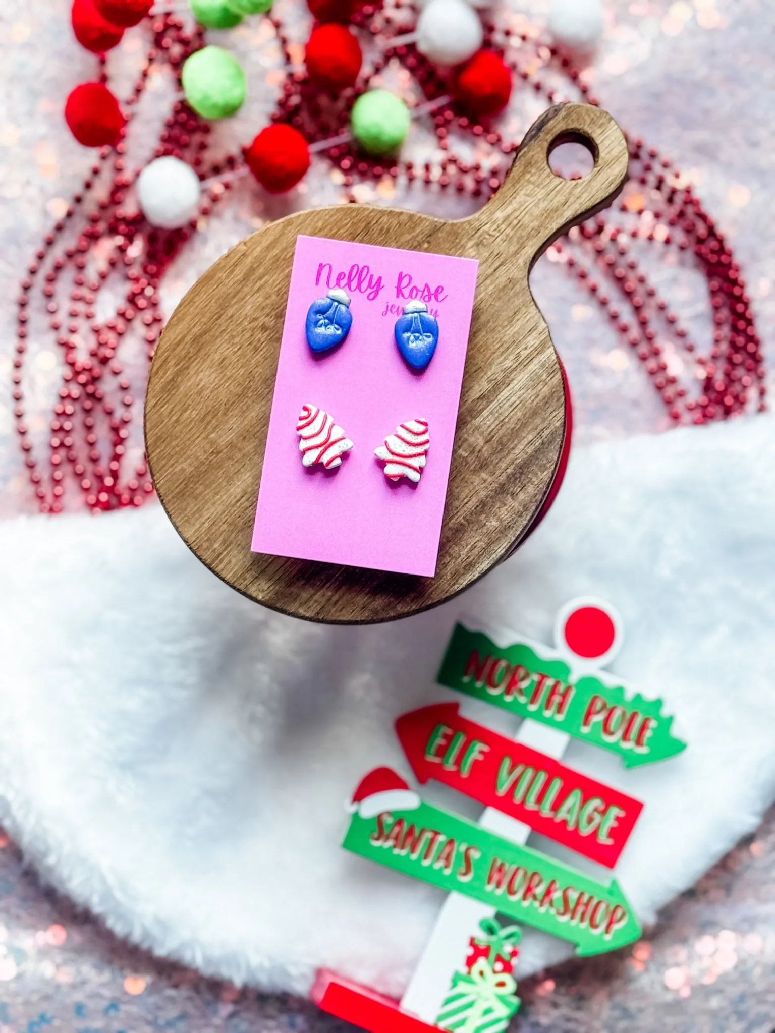 Christmas Lights Studs