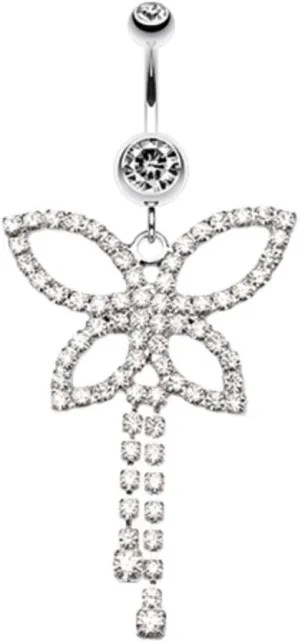 Classic Butterfly Sparkle WildKlass Belly Button Ring