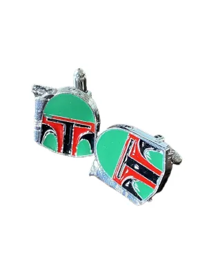 Classic Cufflinks Jewelry/Fun Variety Gifts for Him (Boba Fett)