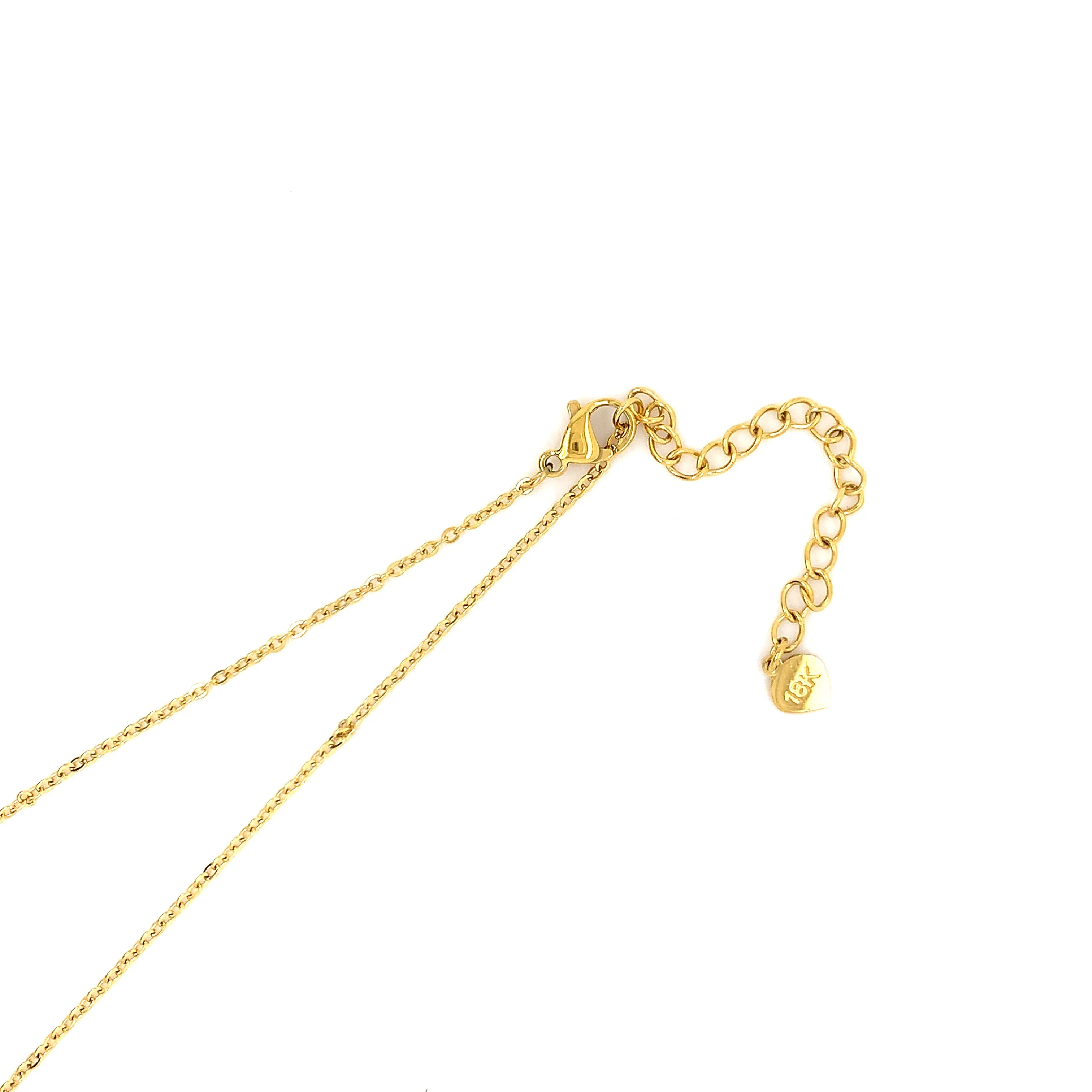 Clover Necklace - Black MOP Shell