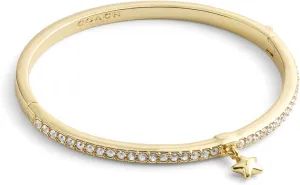COACH Womens Star Charm Pav Bangle Bracelet