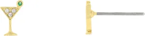 Columbus 14K Gold Plated Celebration Stud Earrings - Small Cute Stack Layer Post Studs - Fun Earrings for Women for Her
