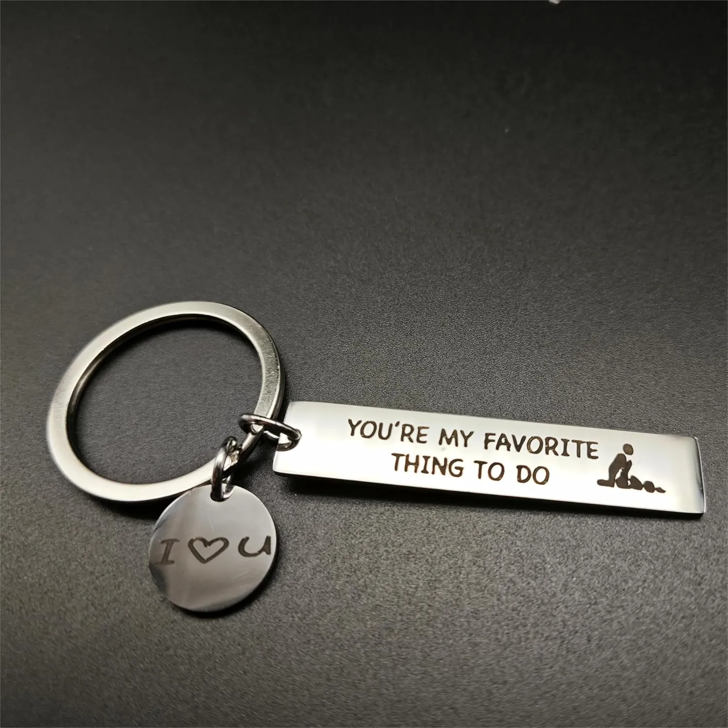 Couple Gift Keychain for Boyfriend and Husband Thanks for All the High Tide Keychains for Husband and Wife Fun Gifts