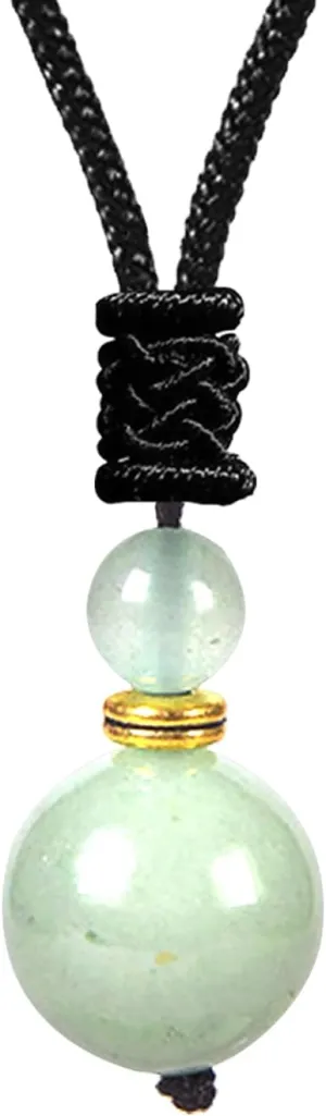 Crystal Necklaces for Women Men, Tigers Eye Amethyst Obsidian Round Necklace for Protection, Crystals and Healing Stones Pendant Jewelry for Spiritual