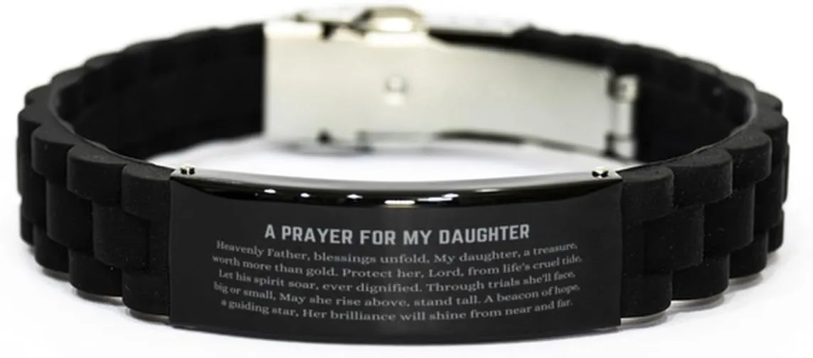 daughter Gift from Mom,A Prayer for My daughter Bracelet,Gift for daughter,daughter Birthday,daughter Christmas Gifts,christian bracelet