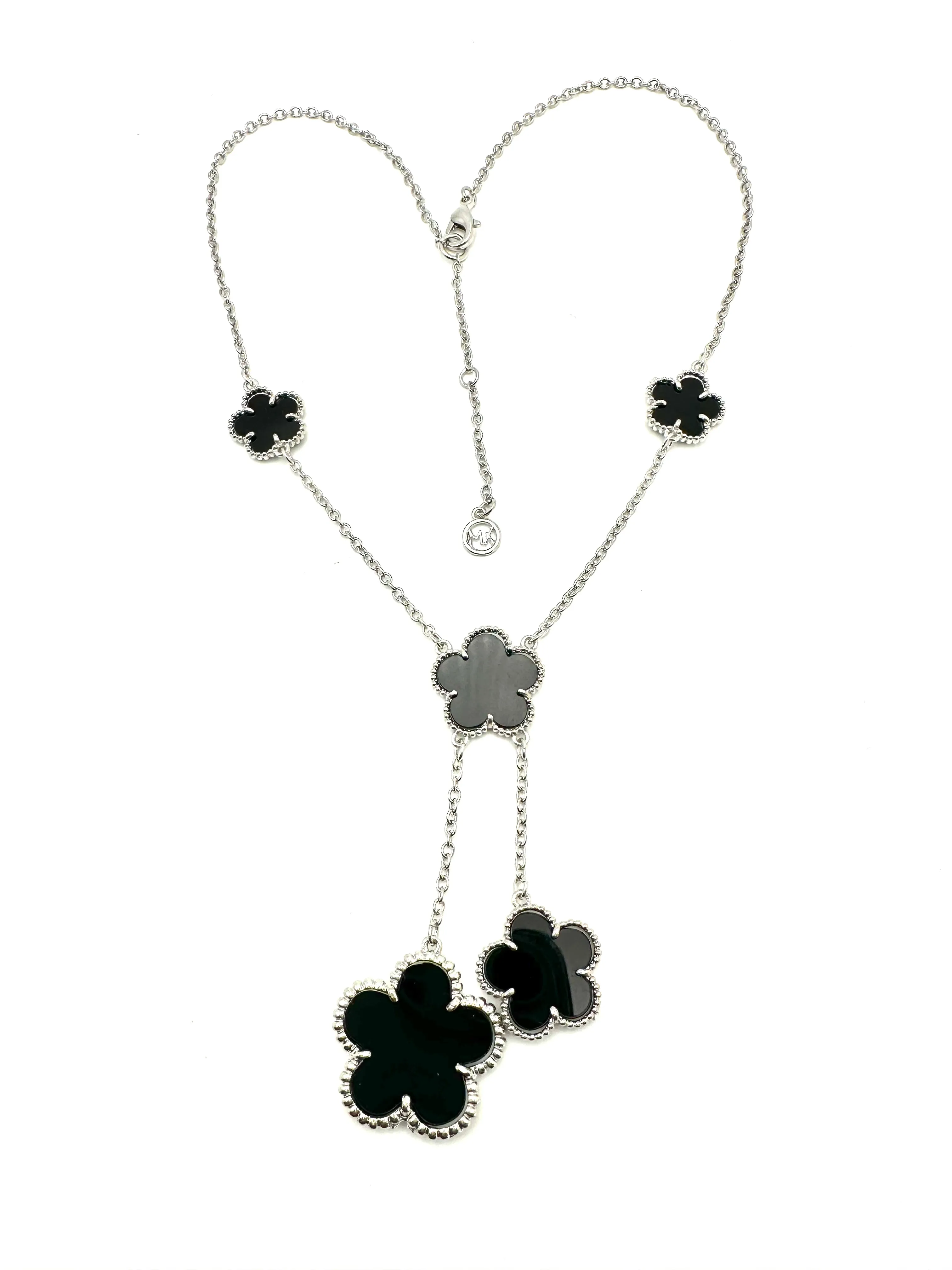 Double Hanging Clover Mother Of Pearl