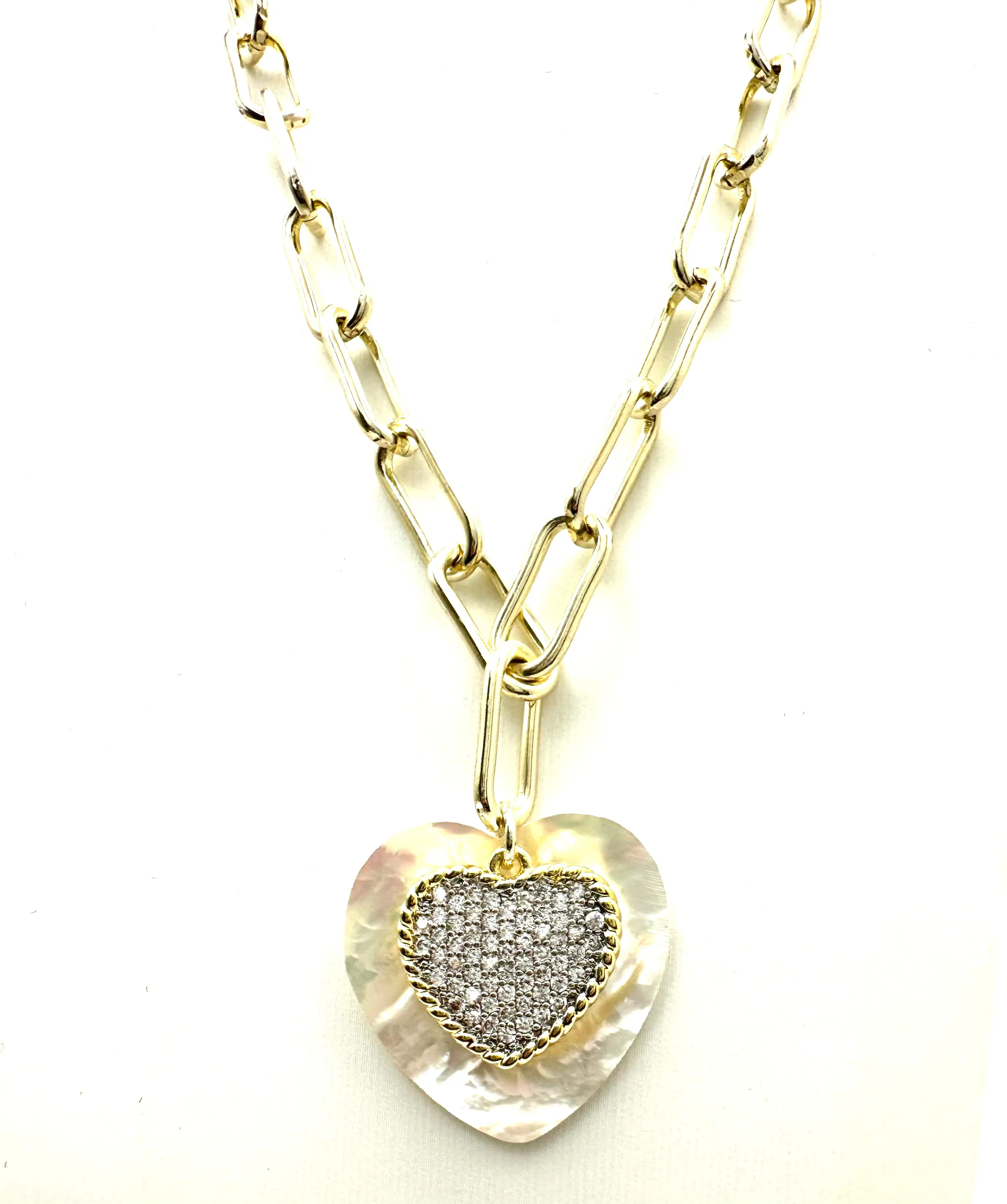 Double Heart Necklace