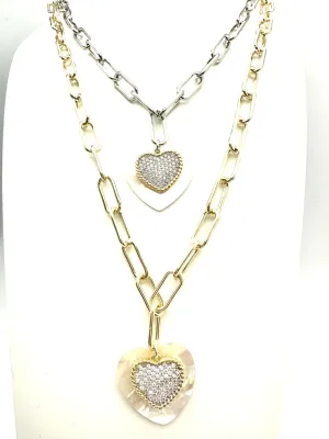 Double Heart Necklace