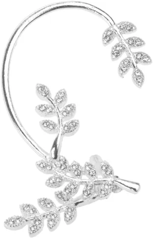 Ear Cuff Earrings for Women Piercing Leaf Shape Ear Clip Wrap Around Fake Earrings Ear Wrap Crawler for Girls Teen