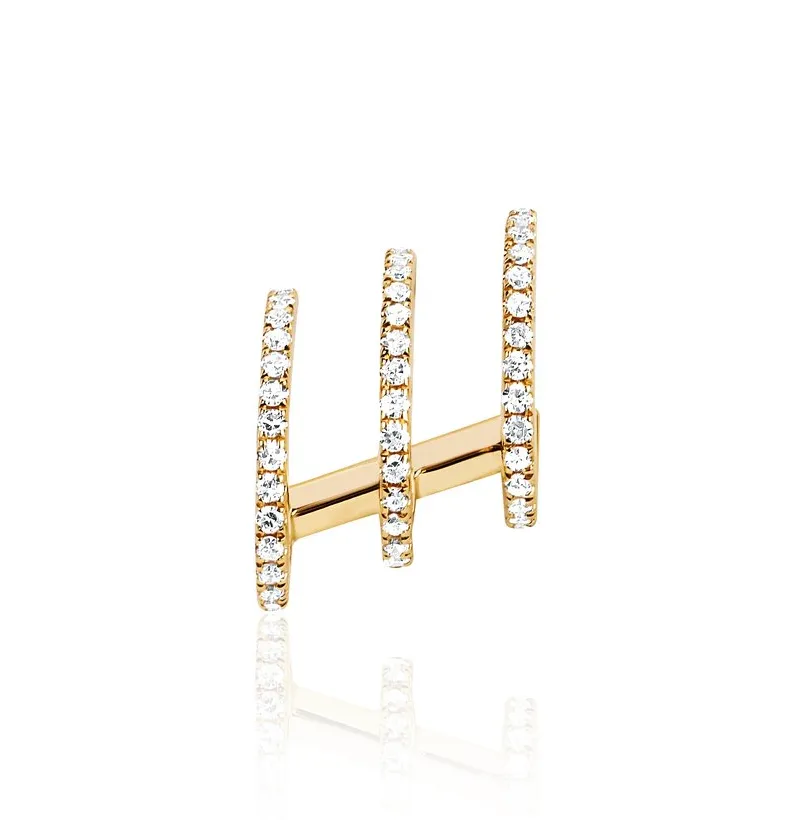 EF Collection Triple Huge Illusion Studs