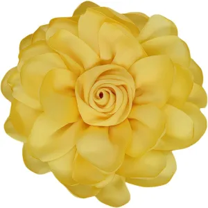 Extra Large Satin Fabric Flower Brooch for Women Elegant Rose Camellia Floral Brooch Pin Handmade Big Satin Fabric Flower Statement Brooch Pin Vintage Clothing Hat Bag Accessories Christmas Wedding Bridal Birthday Jewelry