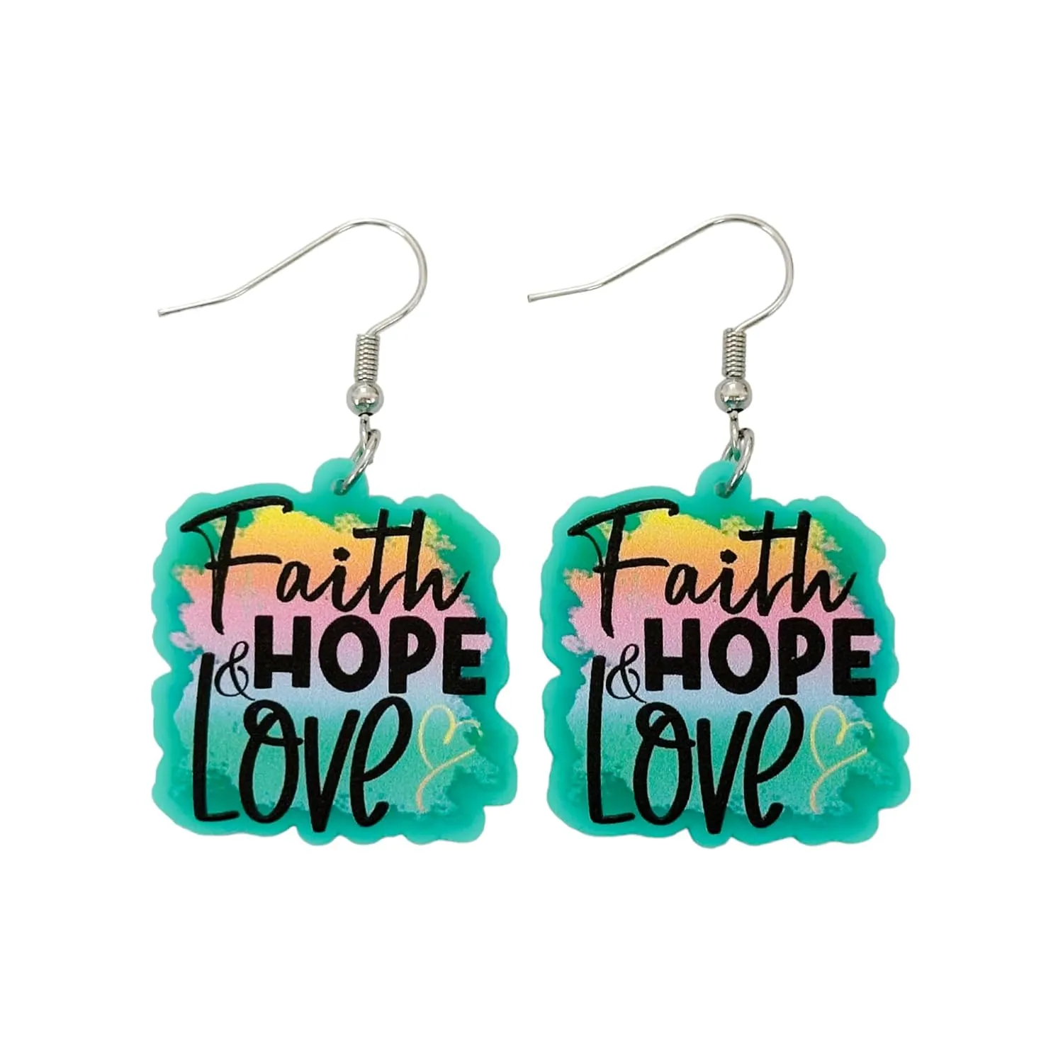 Faith Hope And Love Earrings