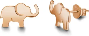 FANCIME Elephant Stud Earrings 925 Sterling Silver Dainty Fine Jewelry Easter Gifts For Women Friend Friendship Little Charm Gift