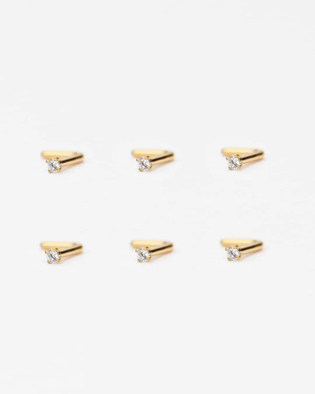 FANSING Nose Studs for Women Men L Shaped Nose Rings Surgical Steel Nostril Piercing Jewelry with Cubic Zirconia End