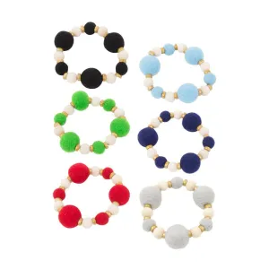 Felt Bead Bracelet