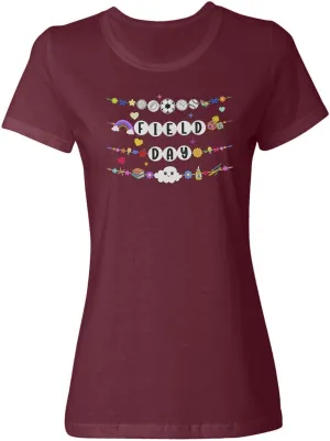 Field Day Let The Games Begin - Friendship Bracelet Ladies' Crewneck T-Shirt