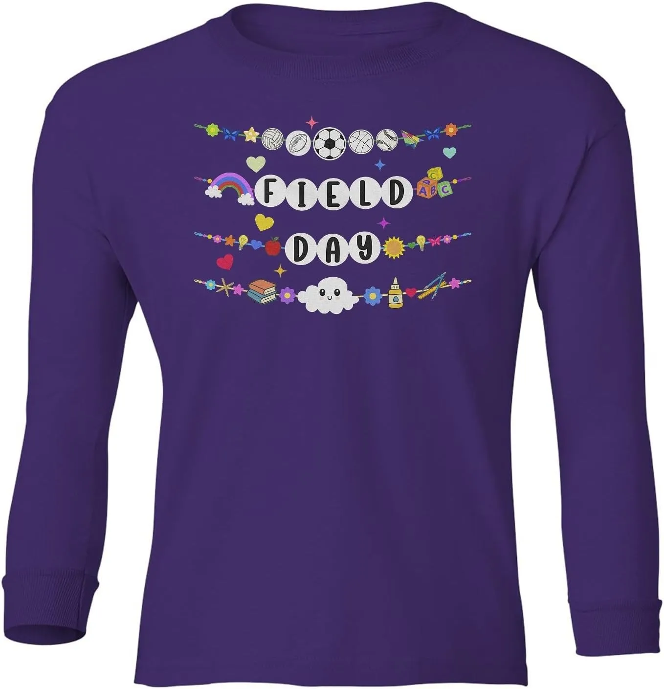 Field Day Let The Games Begin - Friendship Bracelet Youth Long Sleeve T-Shirt