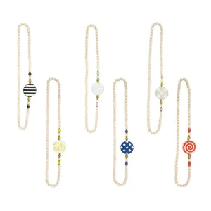 Flat Bead Necklace