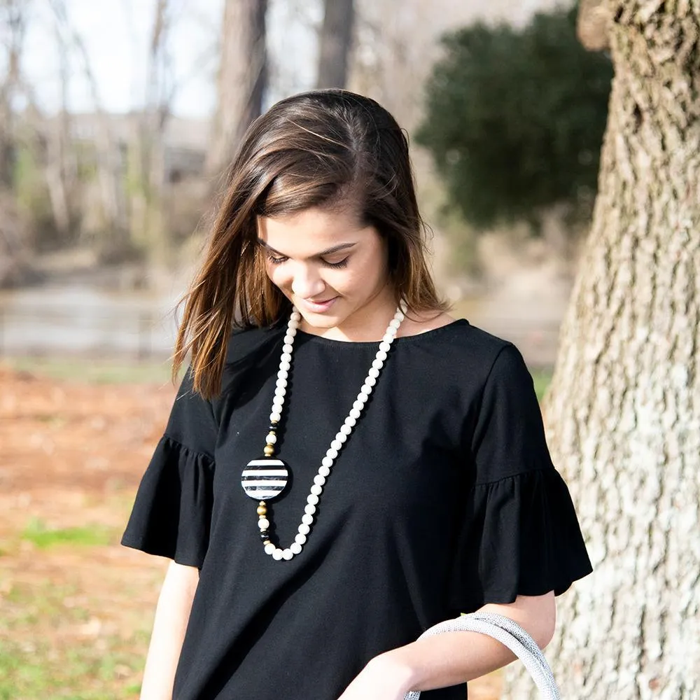 Flat Bead Necklace