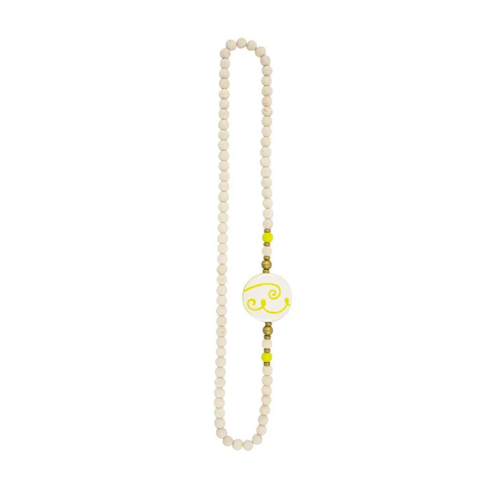 Flat Bead Necklace