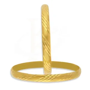 Gold Bangles in 21KT - FKJBNG21K1945