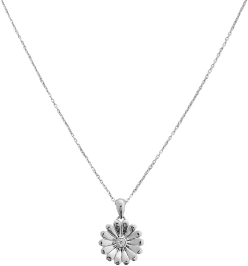 HONEYCAT Daisy Flower Bloom Necklace in Gold, Rose Gold, or Silver | Minimalist, Delicate Jewelry