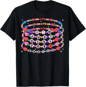 I'm Just Here For Snacks Friendship Bracelet Matching T-Shirt