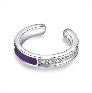Immobird 925 Sterling Silver Ear Cuff Earrings for Women and Men Two Tone Ear Cuffs for Women Non Piercing CZ Pave (1PCS)