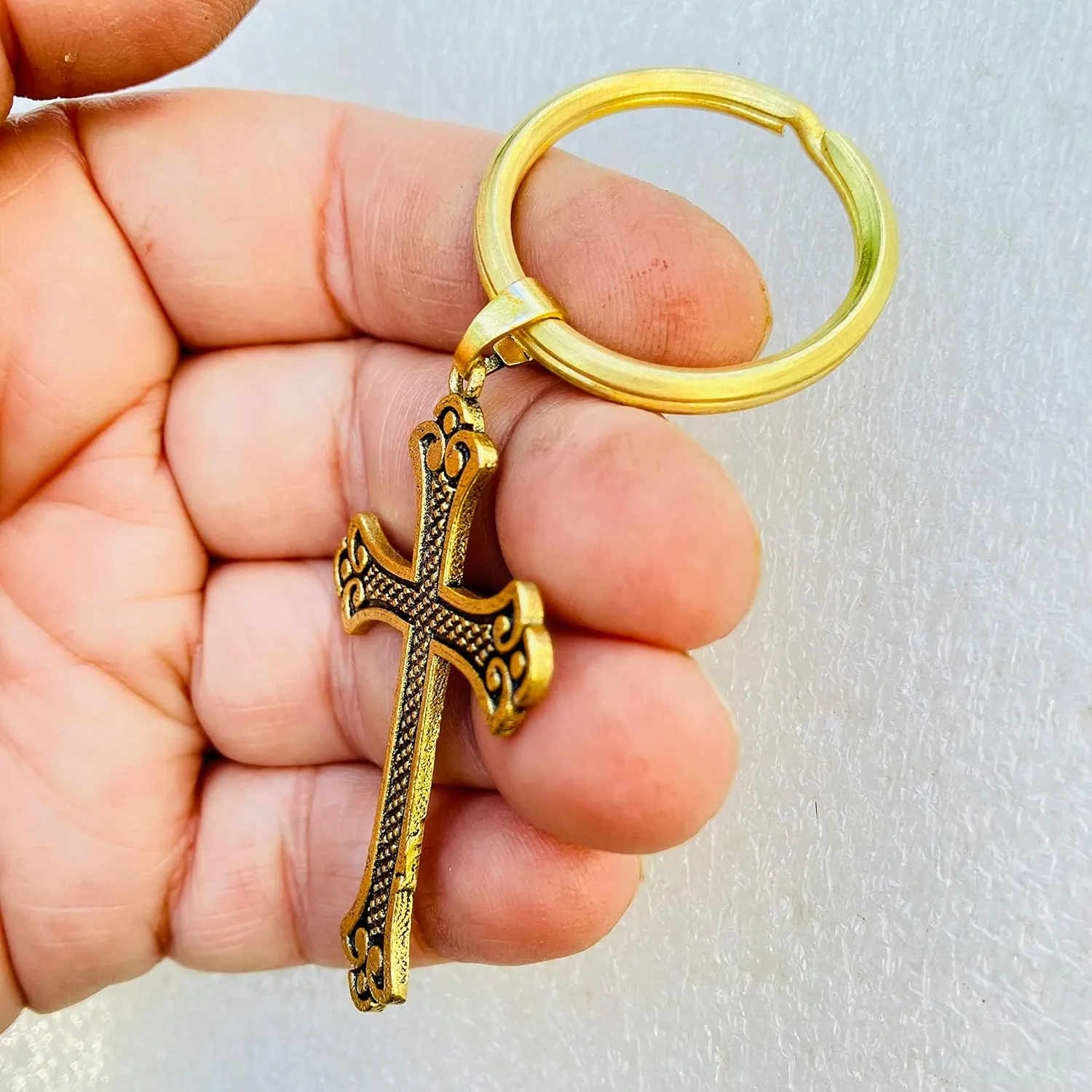 Inspirational Keychain Gifts for Men Women Boys & Girls - Keyring Lucky Charms for Graduation Baptism Birthday Christmas