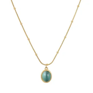 Jade Pendant Necklace for Women 18K Gold Plated Handmade Genuine Jade Necklaces for Women Girls, 18K Gold Plated, Adjustable, Good Luck Jewelry Gifts for Her